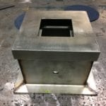 Stainless steel furnace port assembly