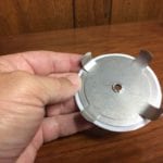 Teflon and stainless steel disc